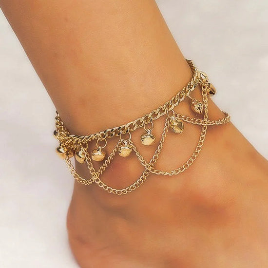Bohemian Bell Tassel Anklet