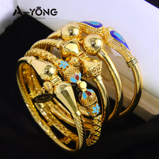 Dubai 21K Gold Coin Anklet