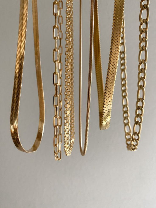 Gold Stackable Adjustable Ring Set