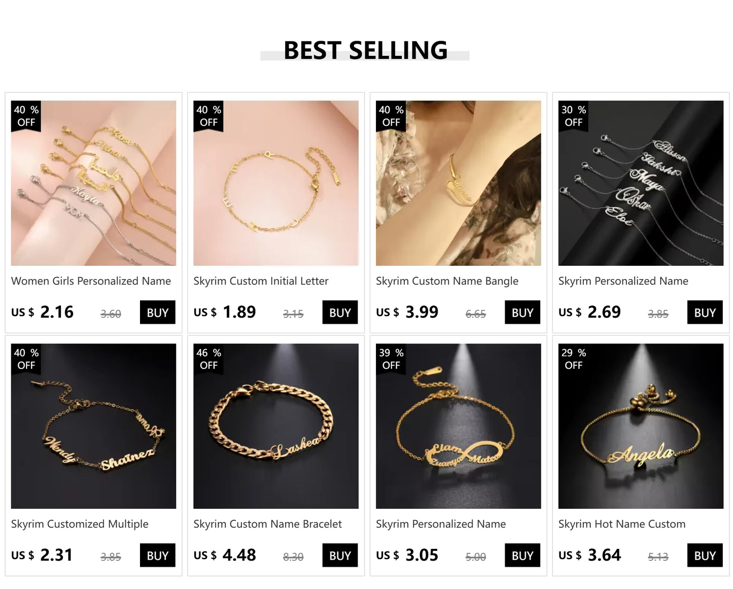 Personalized Name Bracelet