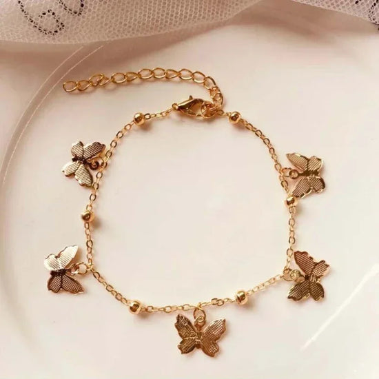 Bohemian Butterfly Anklet