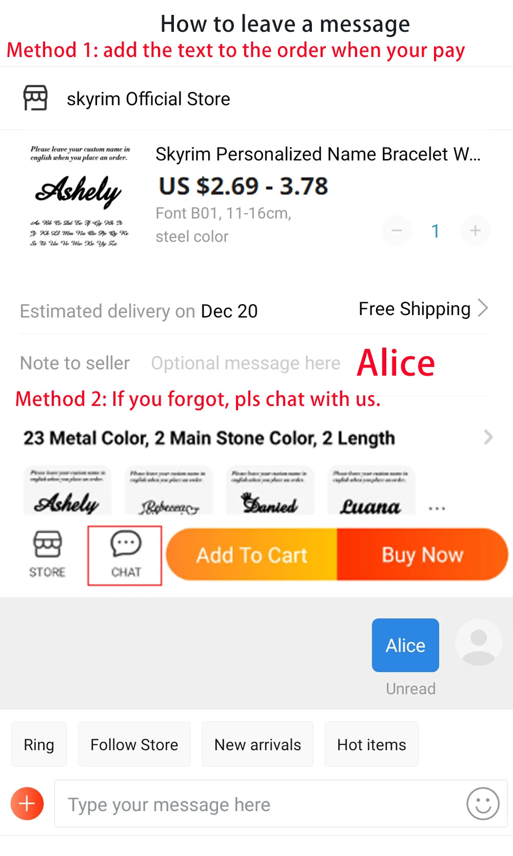 Personalized Name Bracelet