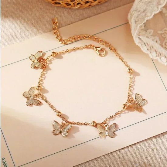 Bohemian Butterfly Anklet